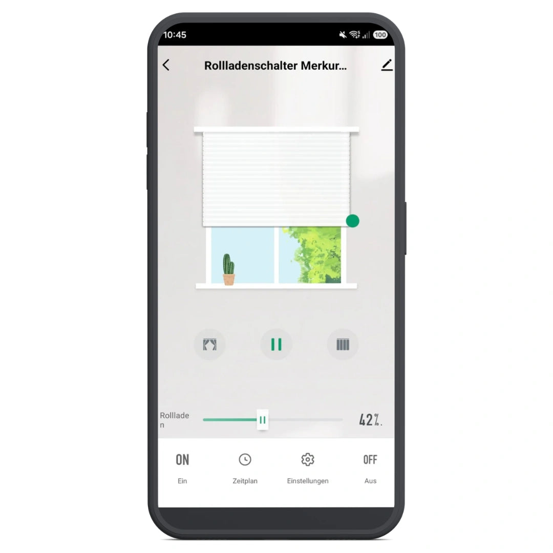 SIRO Smart Rollladenschalter Merkur ultraweiß