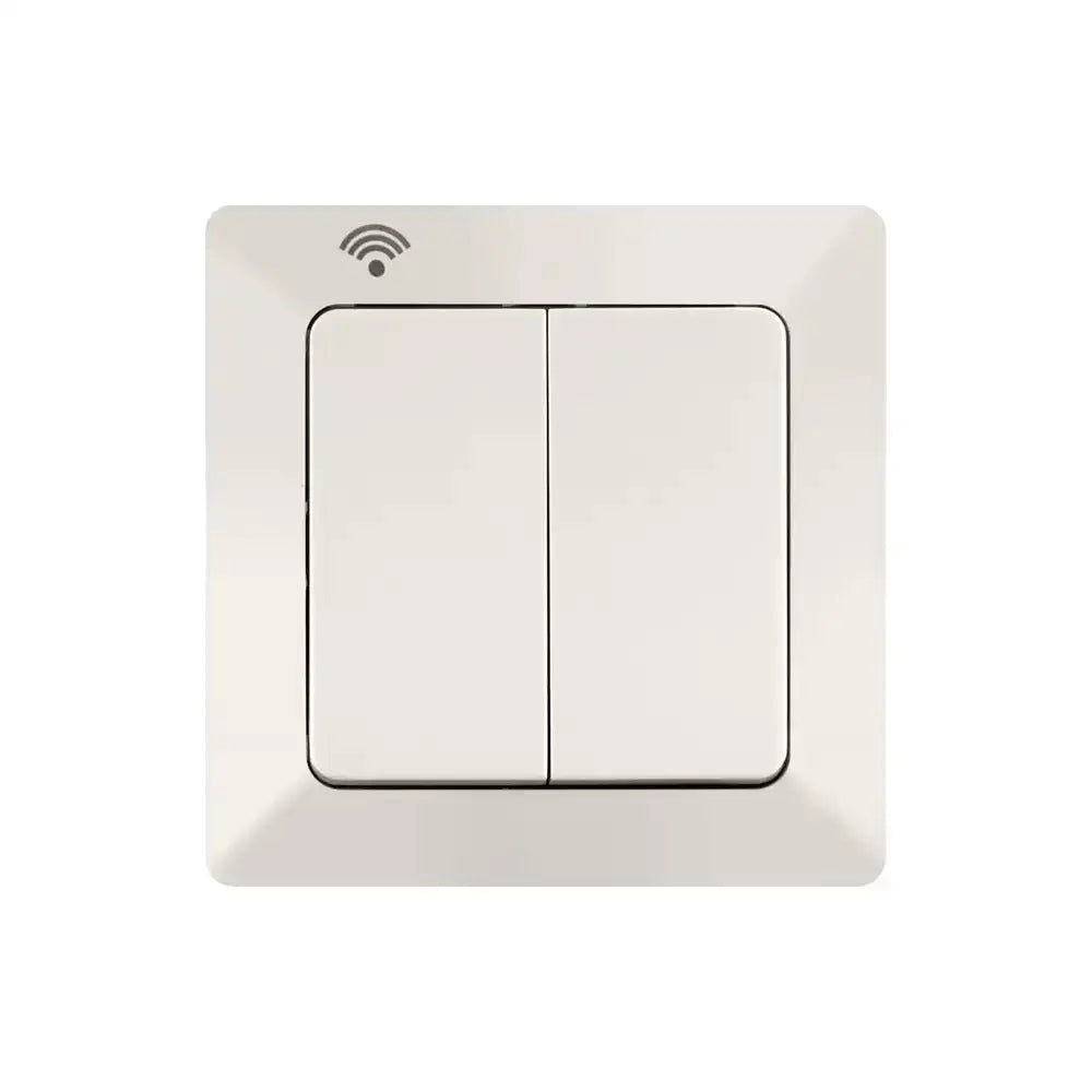 SIRO Smart 2-Channel Light Switch, Mercury, Pure White
