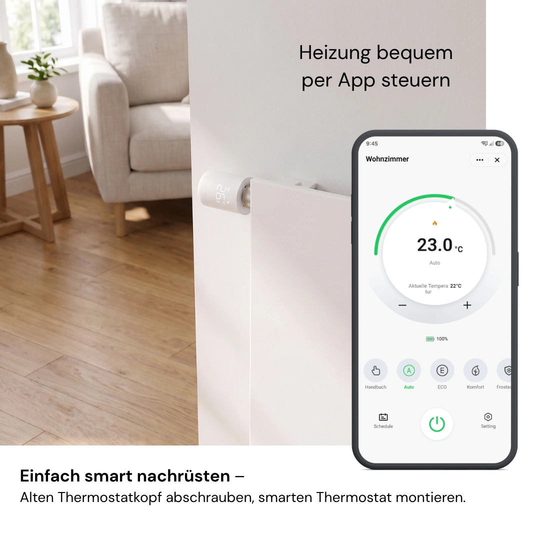 Radiator Thermostat 6-Piece Starter Set & Gateway