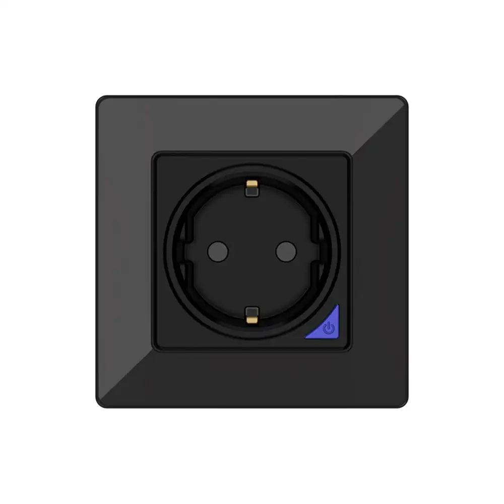 SIRO Smart flush-mounted socket Venus black