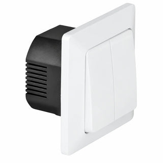 2 Channel Light Switch Merkur Ultra White