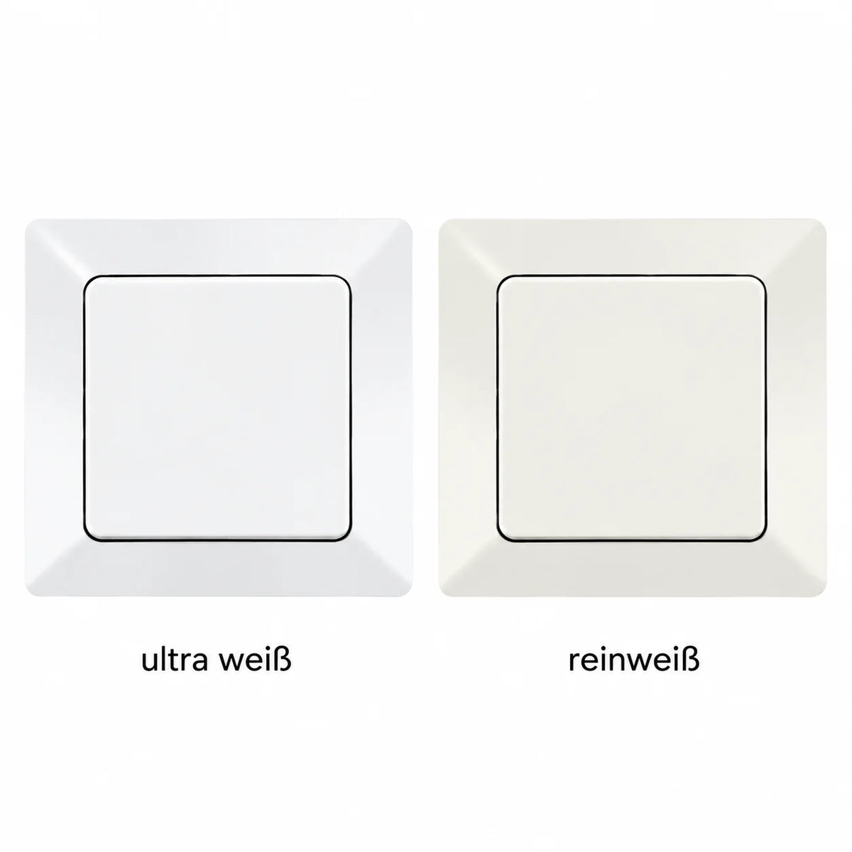 Light switch Merkur ultra white