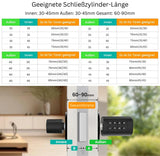 SIRO Smart WLAN Türschloss Fingerabdruck