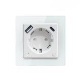 SIRO Smart flush-mounted socket Venus white