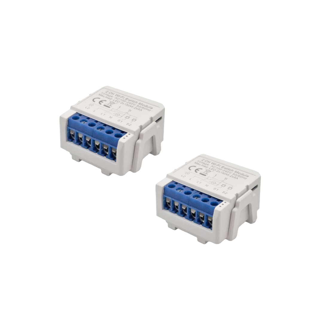 SIRO Smart Relais 2 Kanal Lichtschalter 2er Vorteilspaket