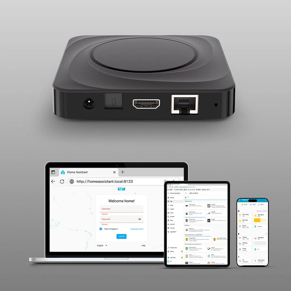 Smart Home Zentrale – Home Assistant vorinstalliert