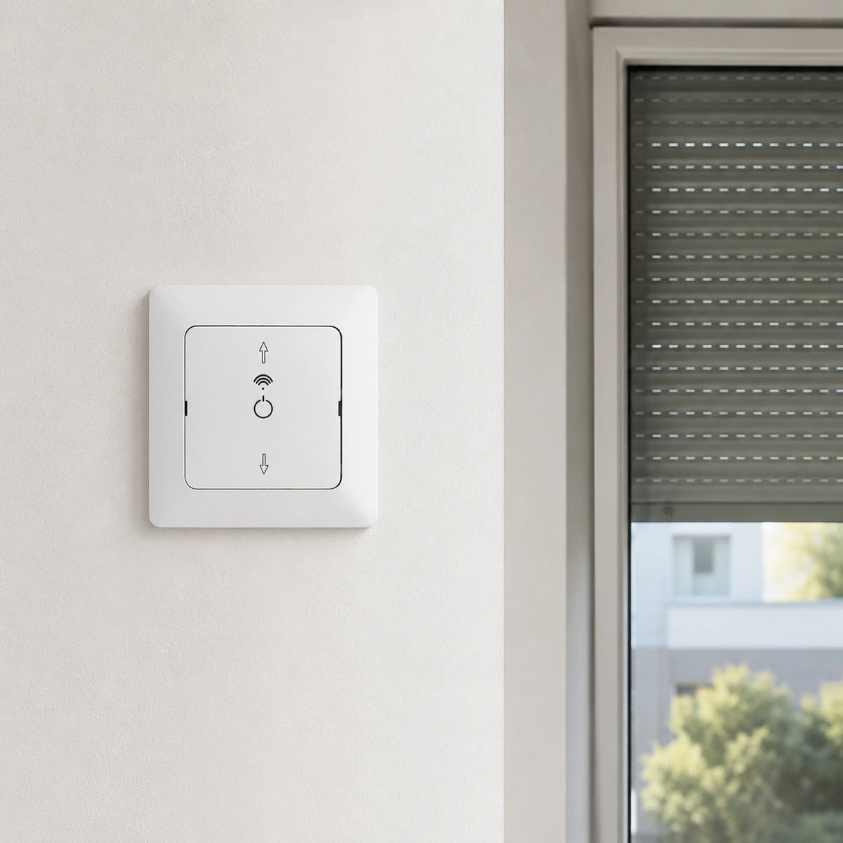 SIRO Smart Rollladenschalter Merkur ultraweiß