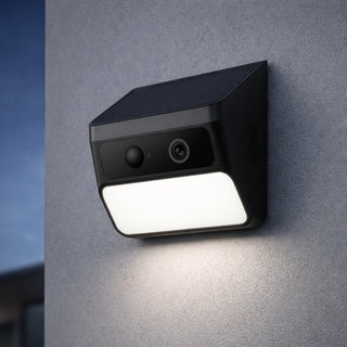 Smart Solar-Wandleuchte mit Kamera und Bewegungsmelder