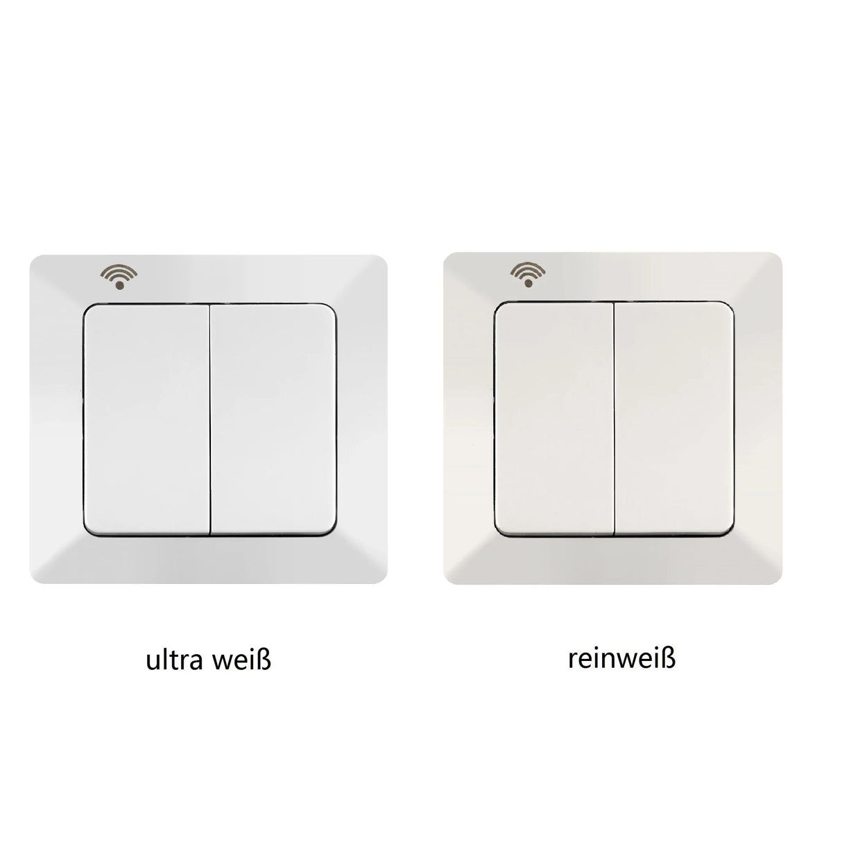 SIRO Smart 2-Channel Light Switch, Mercury, Pure White