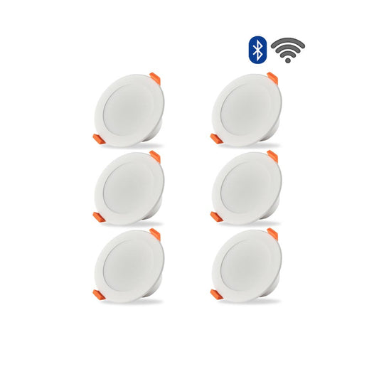 SIRO Smart WLAN Bluetooth LED Spot 6er Vorteilspaket