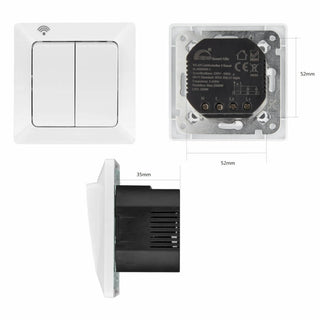 SIRO Smart 2-Kanal Lichtschalter Einsatz