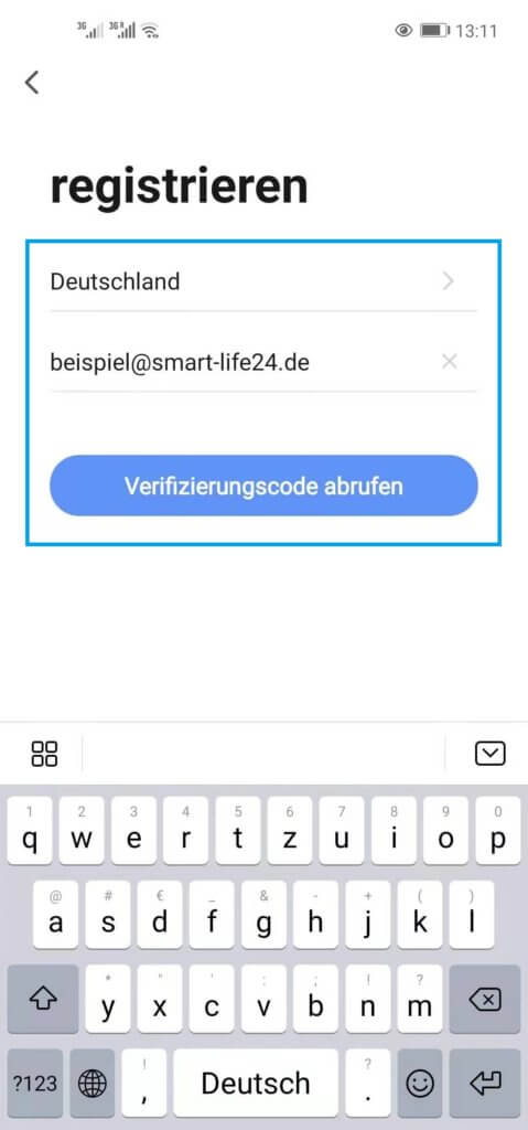 Register smart life app 2