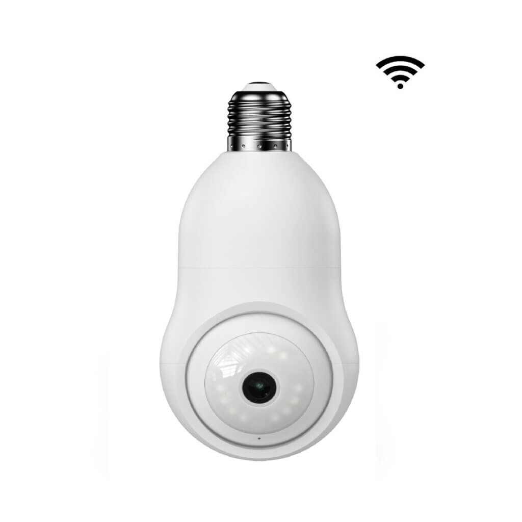 SL08024W Smart LED Lampe mit PT Kamera front